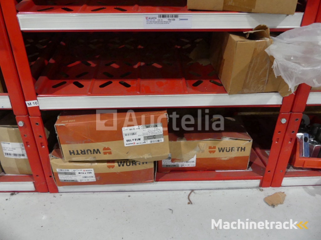 Contents of 2 shelves (screws/bolts)