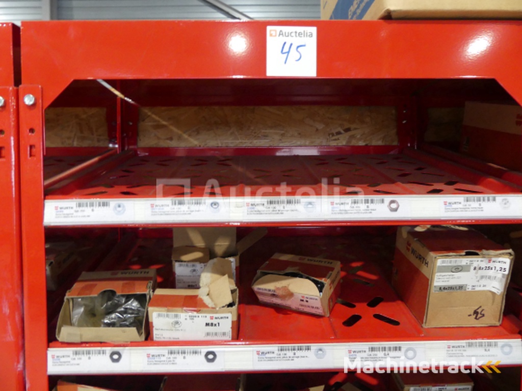 Contents of 2 shelves (screws/bolts)