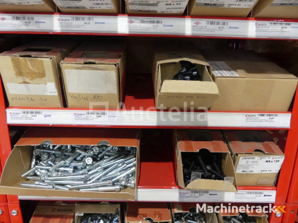 Contents of 2 shelves (screws/bolts)