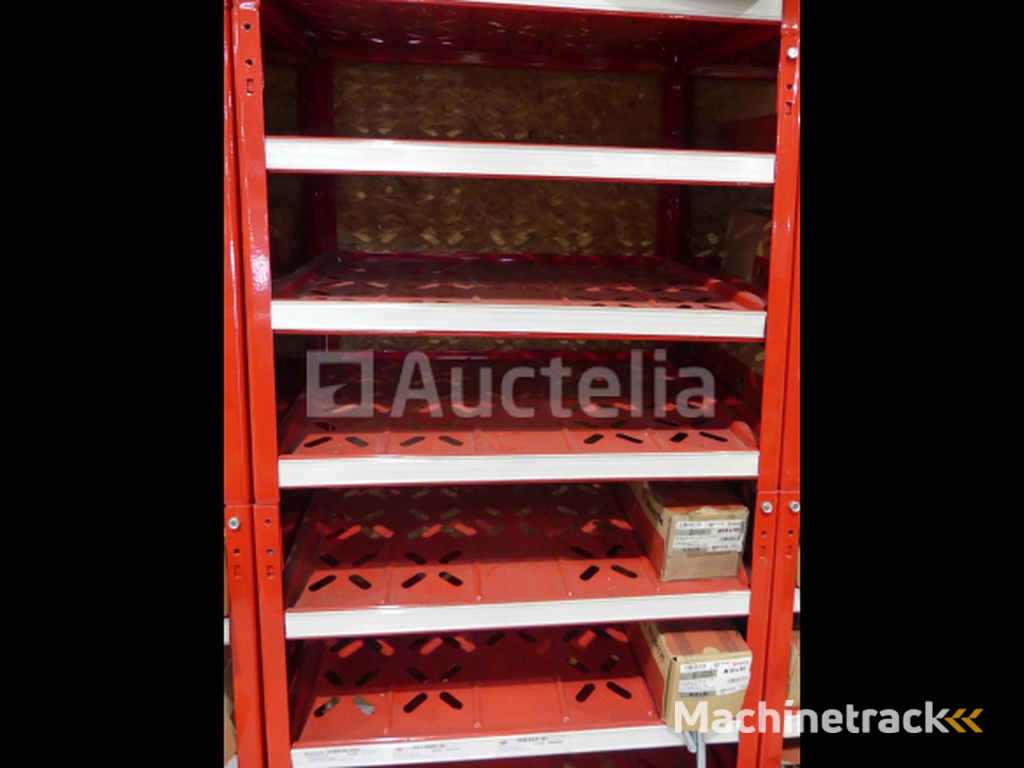 Contents of 2 shelves (screws/bolts)