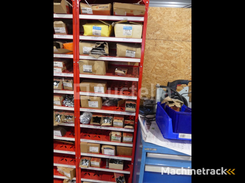 Contents of 2 shelves (screws/bolts)