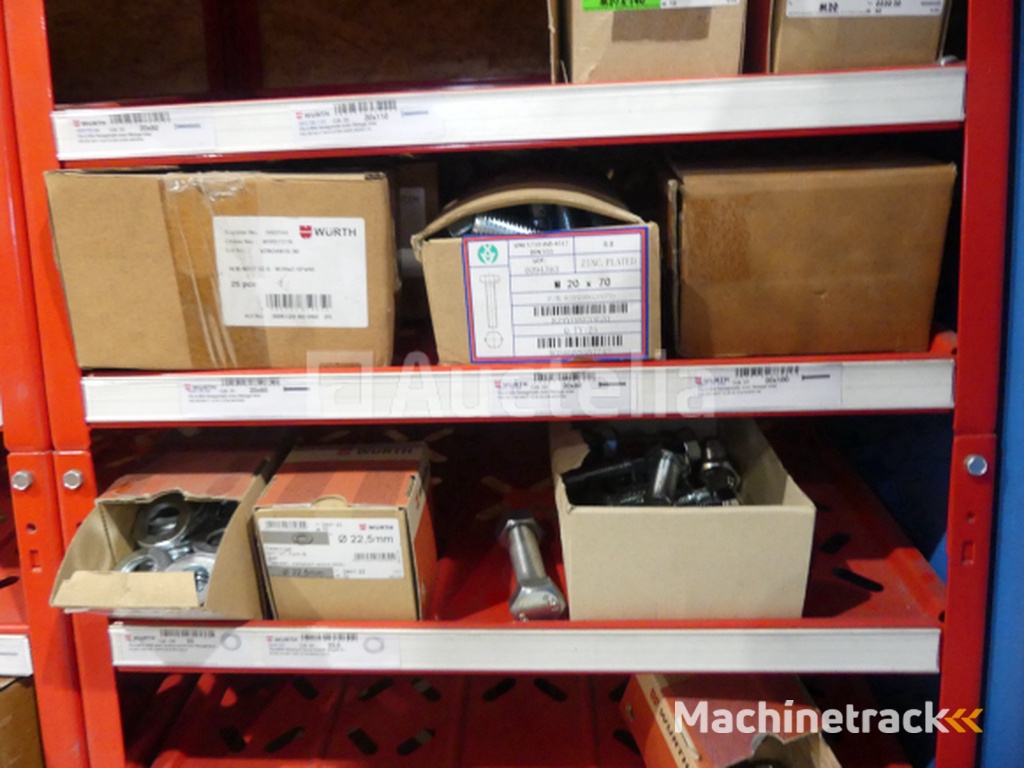 Contents of 2 shelves (screws/bolts)