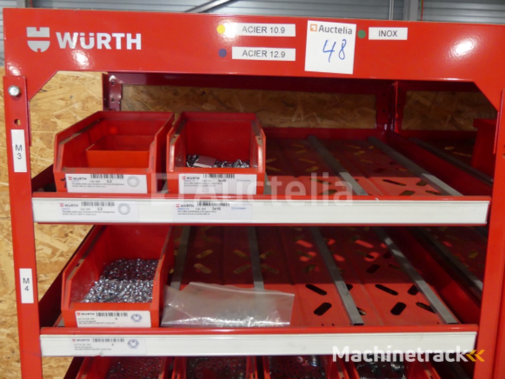 Contents of 2 shelves (screws/bolts)