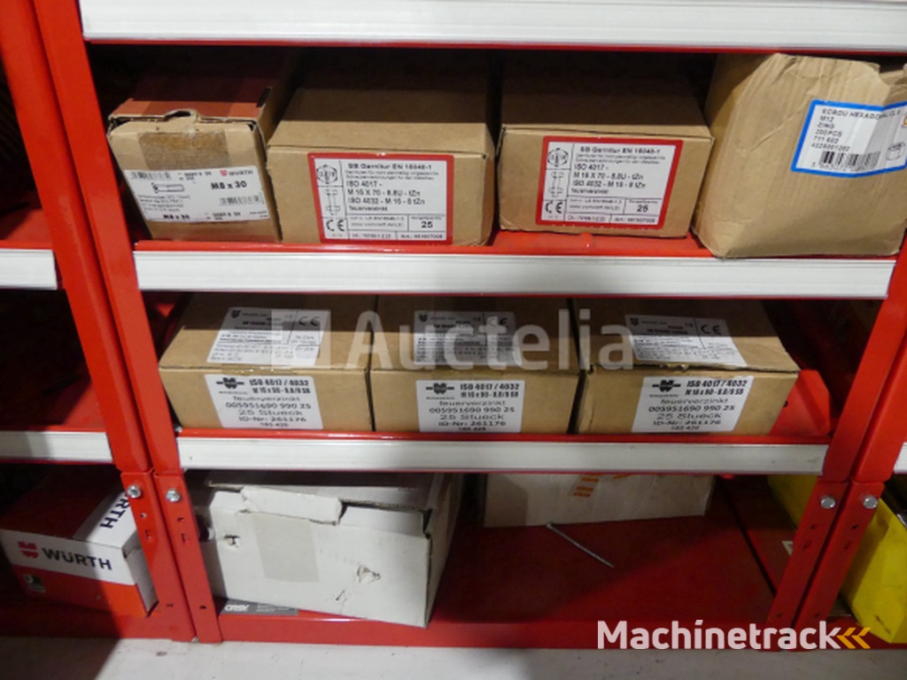 Contents of 2 shelves (screws/bolts)