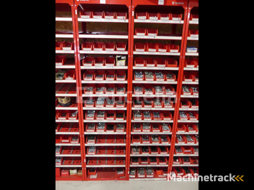 Contents of 2 shelves (screws/bolts)