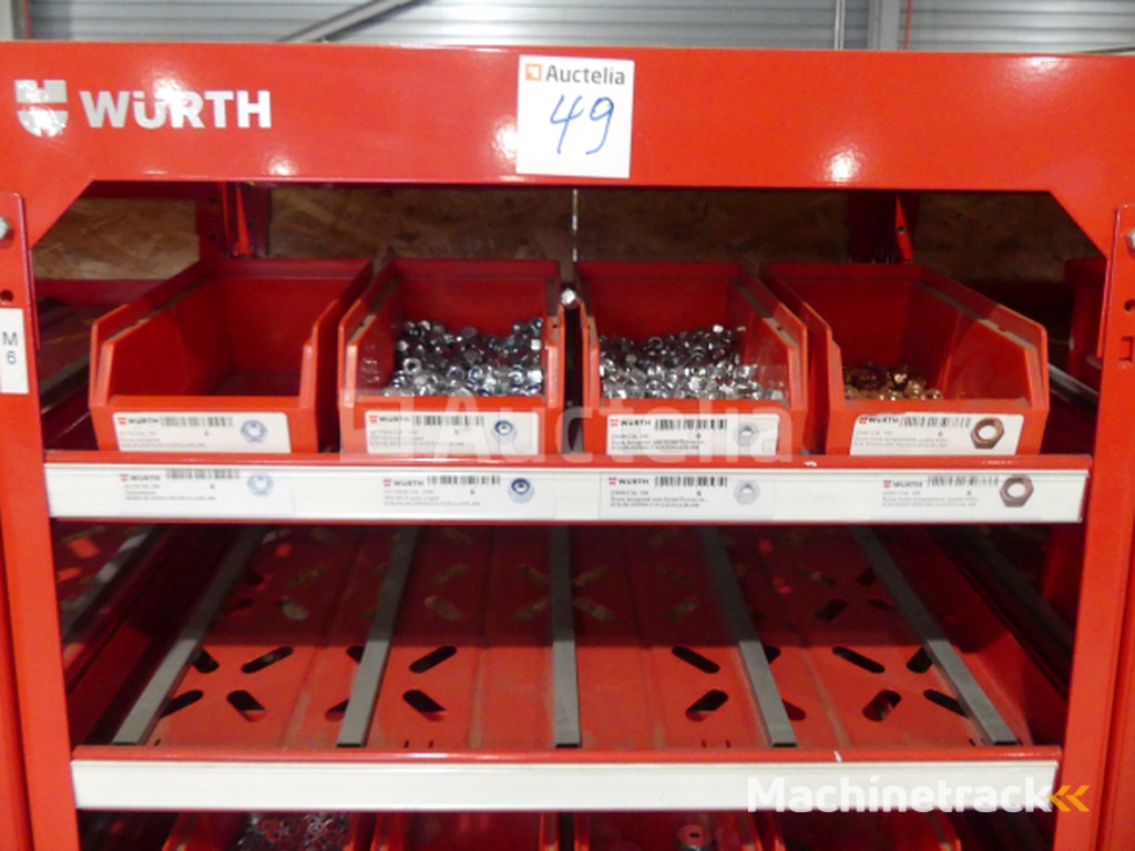 Contents of 2 shelves (screws/bolts)