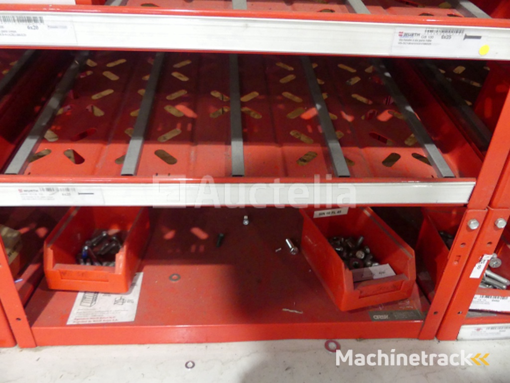 Contents of 2 shelves (screws/bolts)