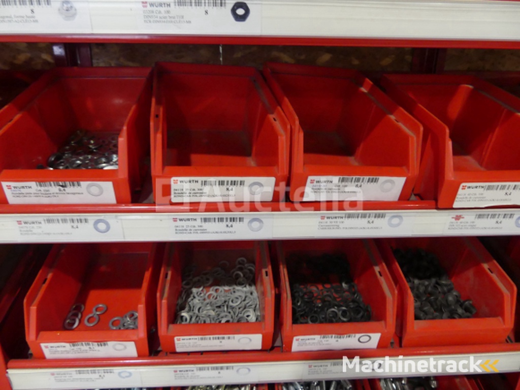 Contents of 2 shelves (screws/bolts)