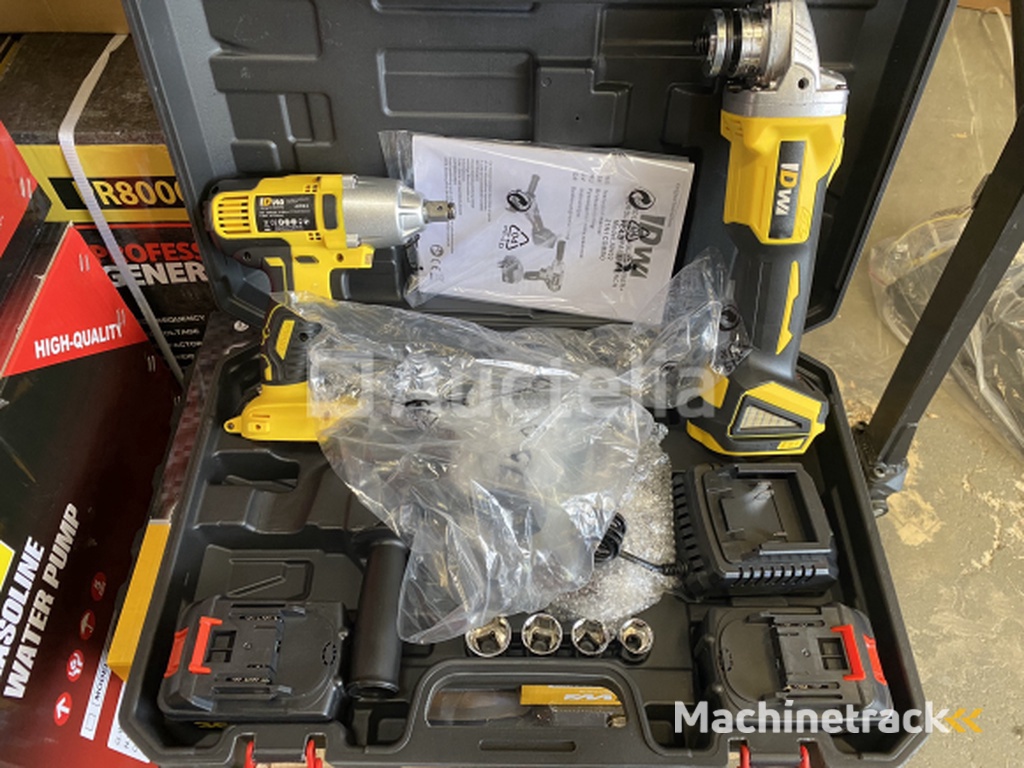 Accu slijper en slagmoersleutel set 36V 4AH