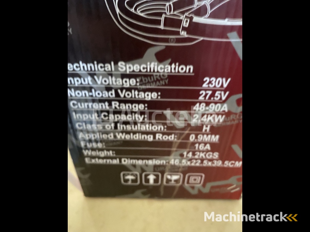 Wurzburg W-200MG lasapparaat gevulde draad