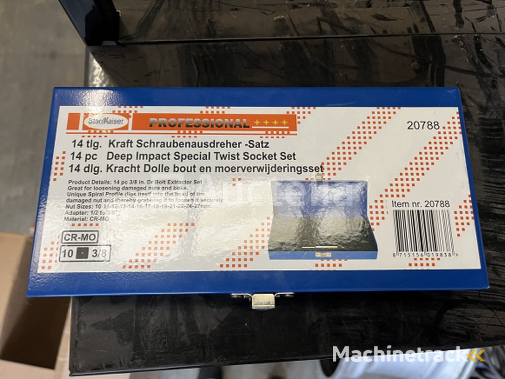 Kracht set dolle bout en moer verwijderaar