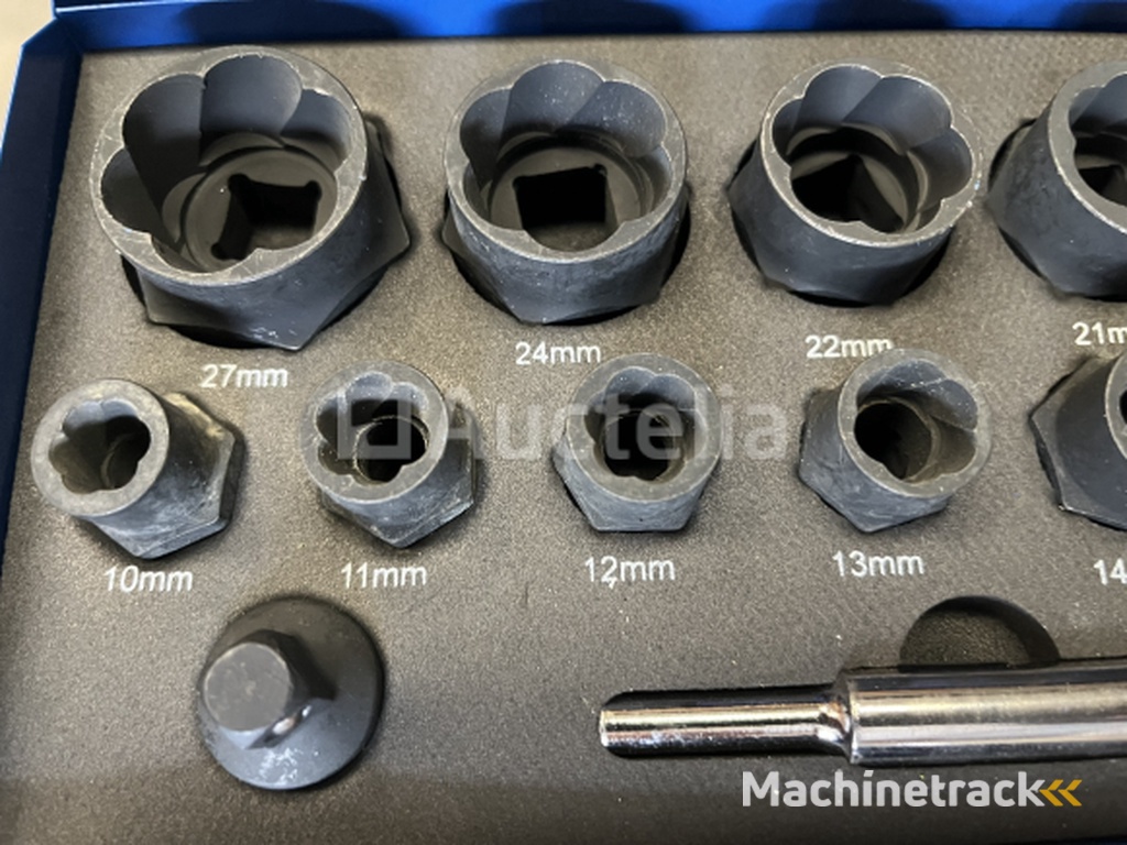 Kracht set dolle bout en moer verwijderaar