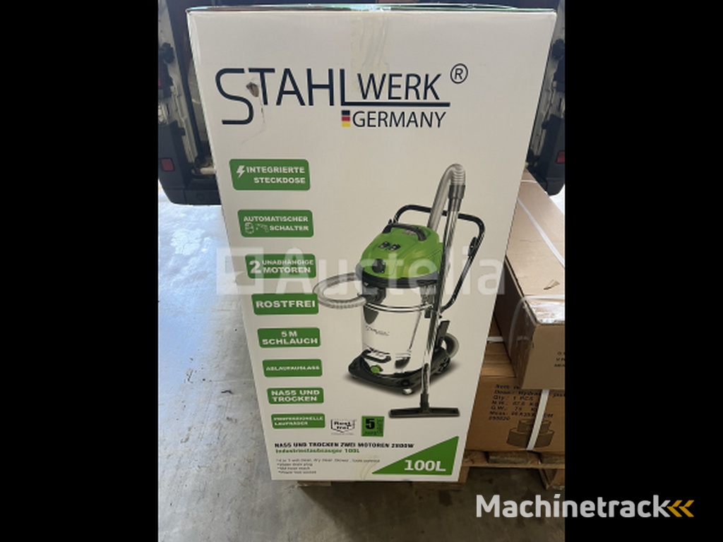 Stahlwerk stof en vloeistof zuiger 100 liter