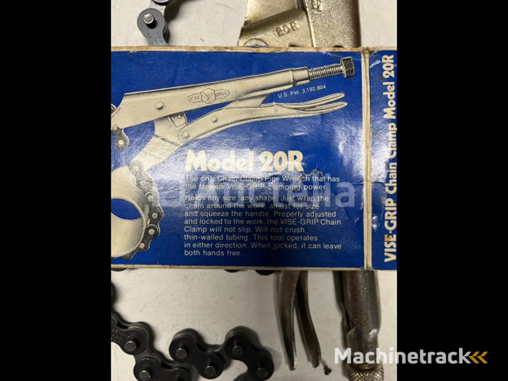 Vise-grip model 20R lastang met ketting