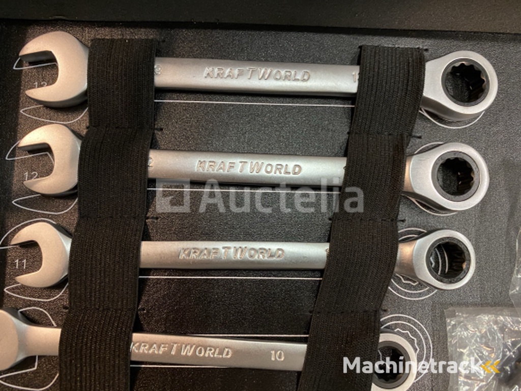 22 piece Ring ratchet wrench set 6-32mm