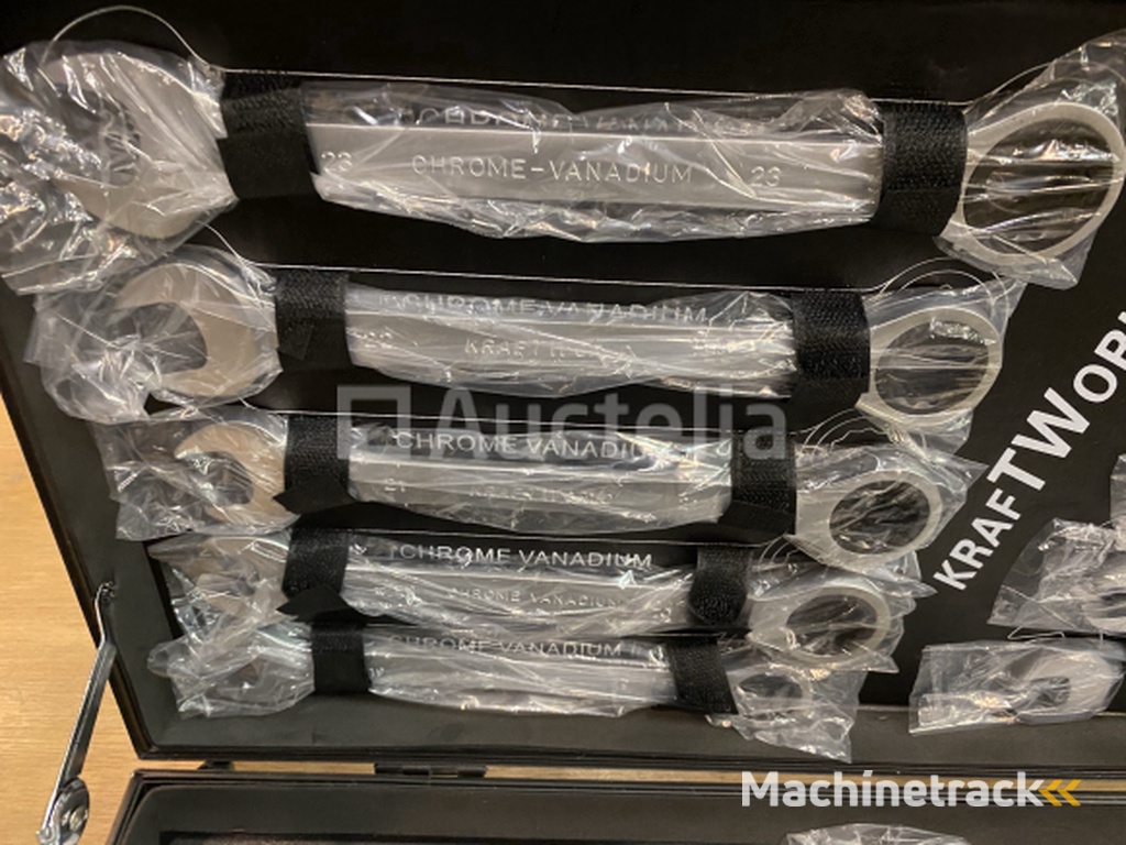 22 piece Ring ratchet wrench set 6-32mm