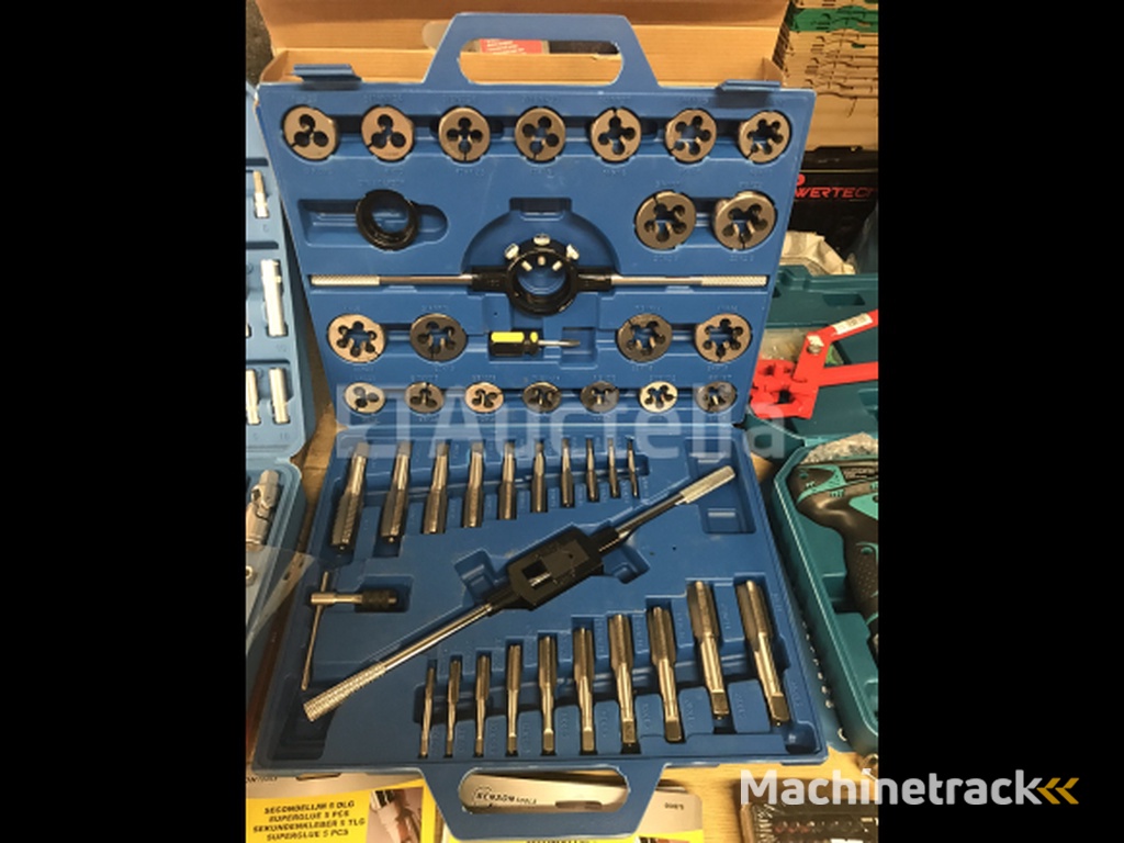 Tap en snij set 45-delig metrisch tungsten staal