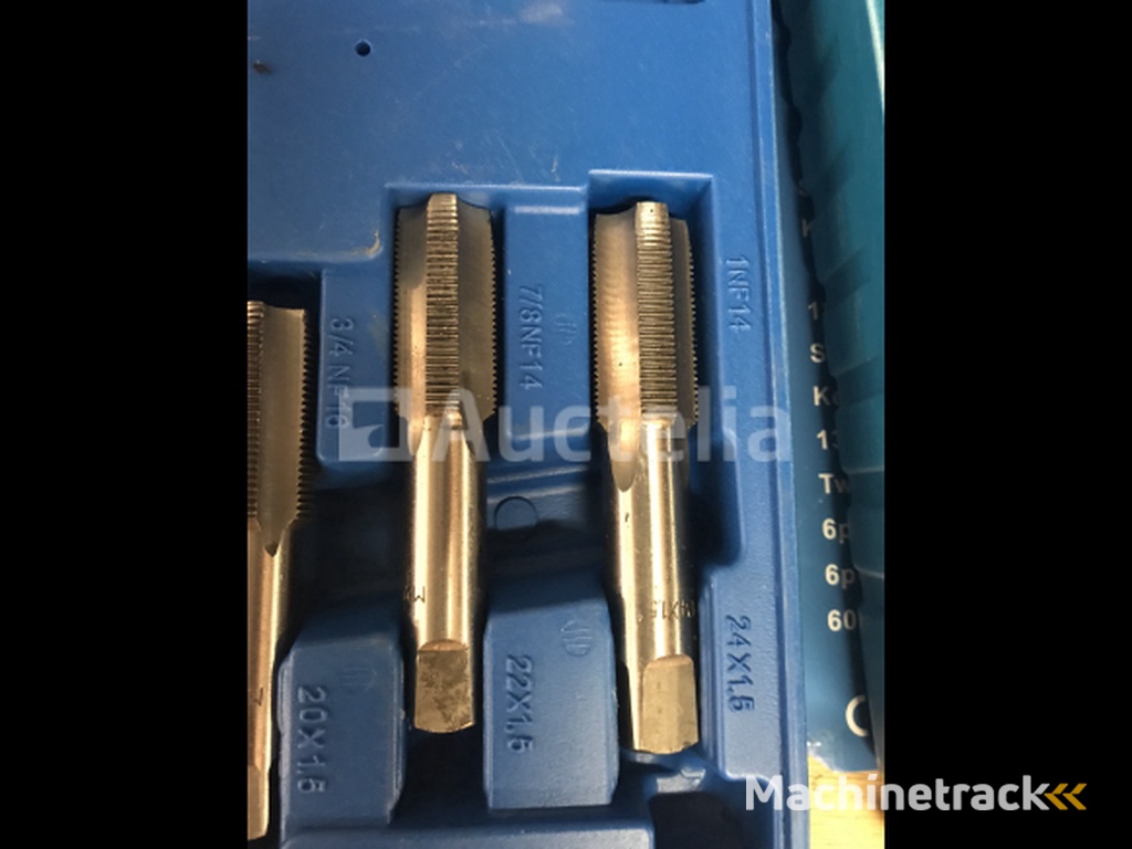 Tap en snij set 45-delig metrisch tungsten staal