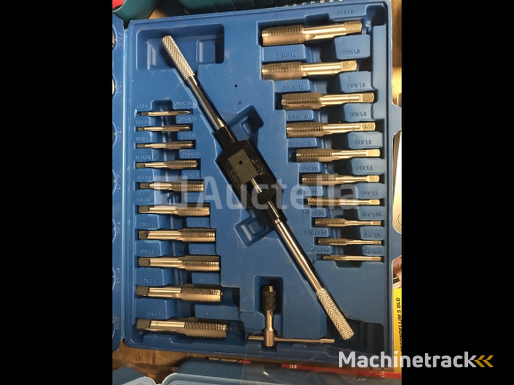 Tap en snij set 45-delig metrisch tungsten staal