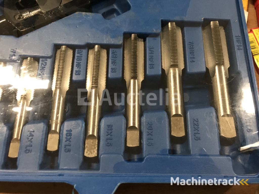 Tap en snij set 45-delig metrisch tungsten staal