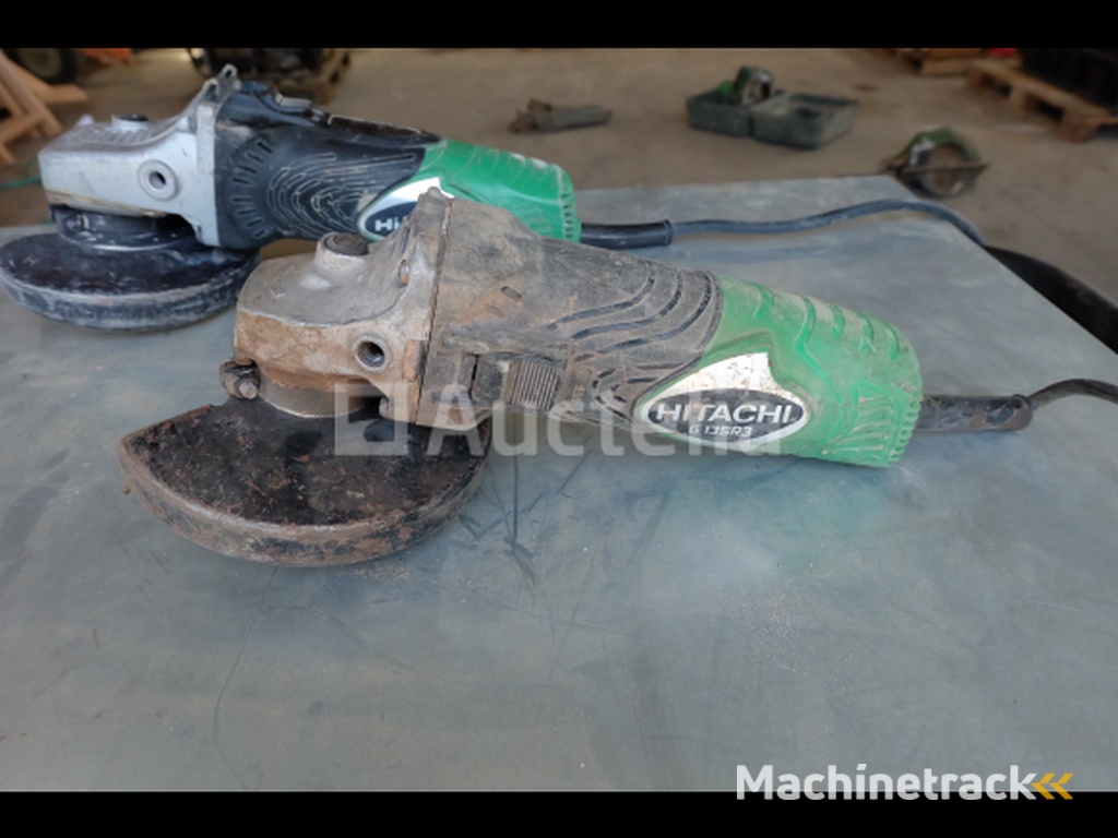 Hitachi DH24PG Drill Rig, Hitachi G13SR3 Grinder, Hitachi G13SB3 Grinder