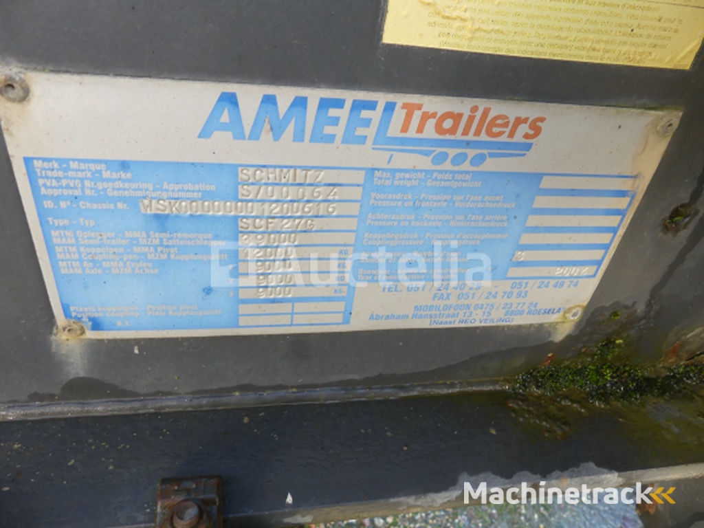 Schmitz SCF 27 G container oplegger