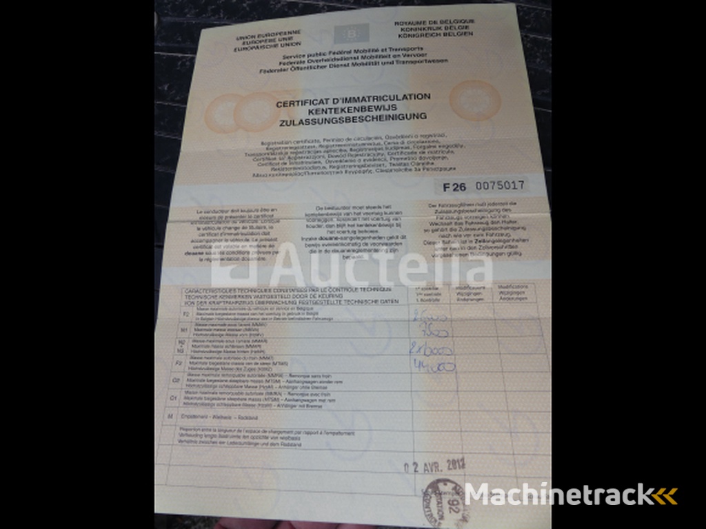 DAF CF 85 container vrachtwagen (2012-115.595 km)