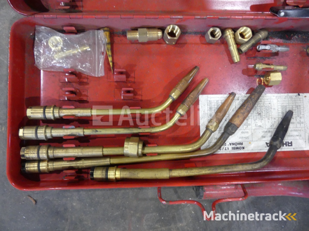 trolley voor gasflessen met toebehoren