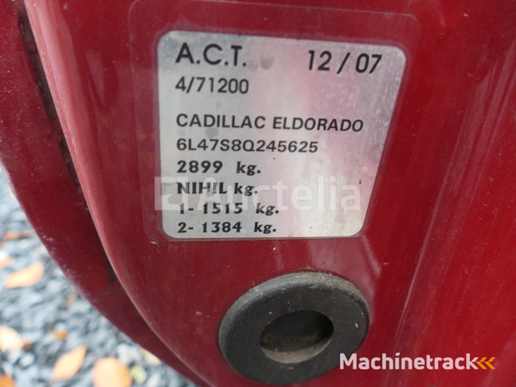 Cadillac Cadillac Eldorado Voorouder Auto (VIN: 6L47S8Q245625)