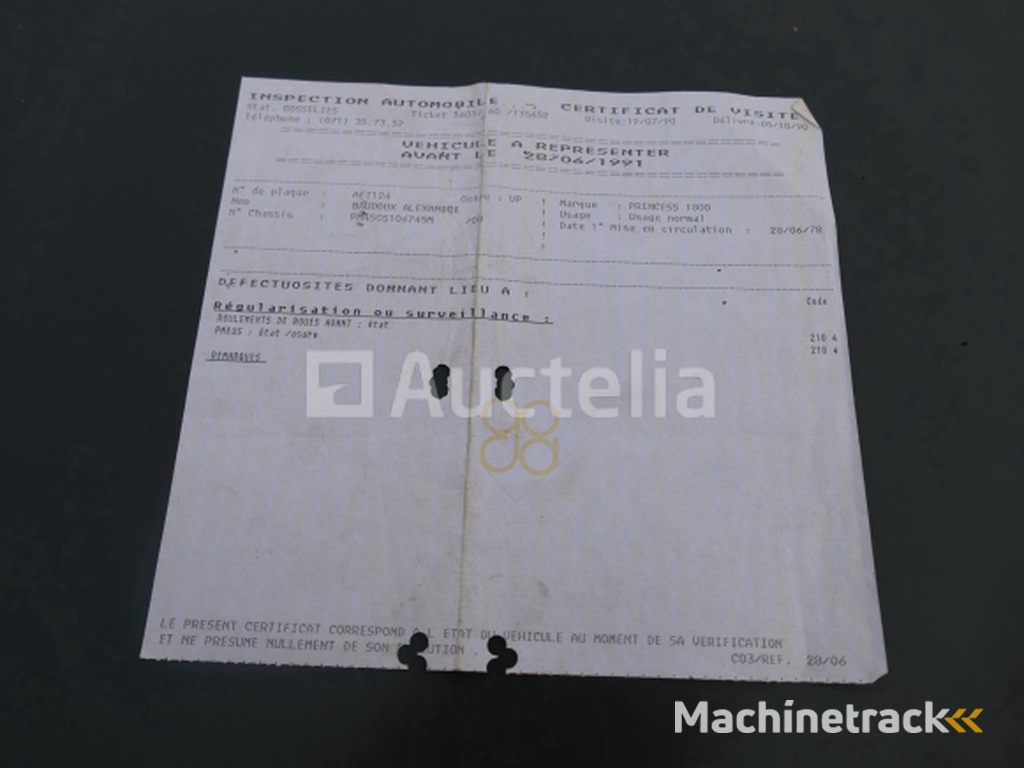 Voorouderauto om Austin Princess te restaureren (1978-46.112 km)(VIN: PM4SGS106745M)