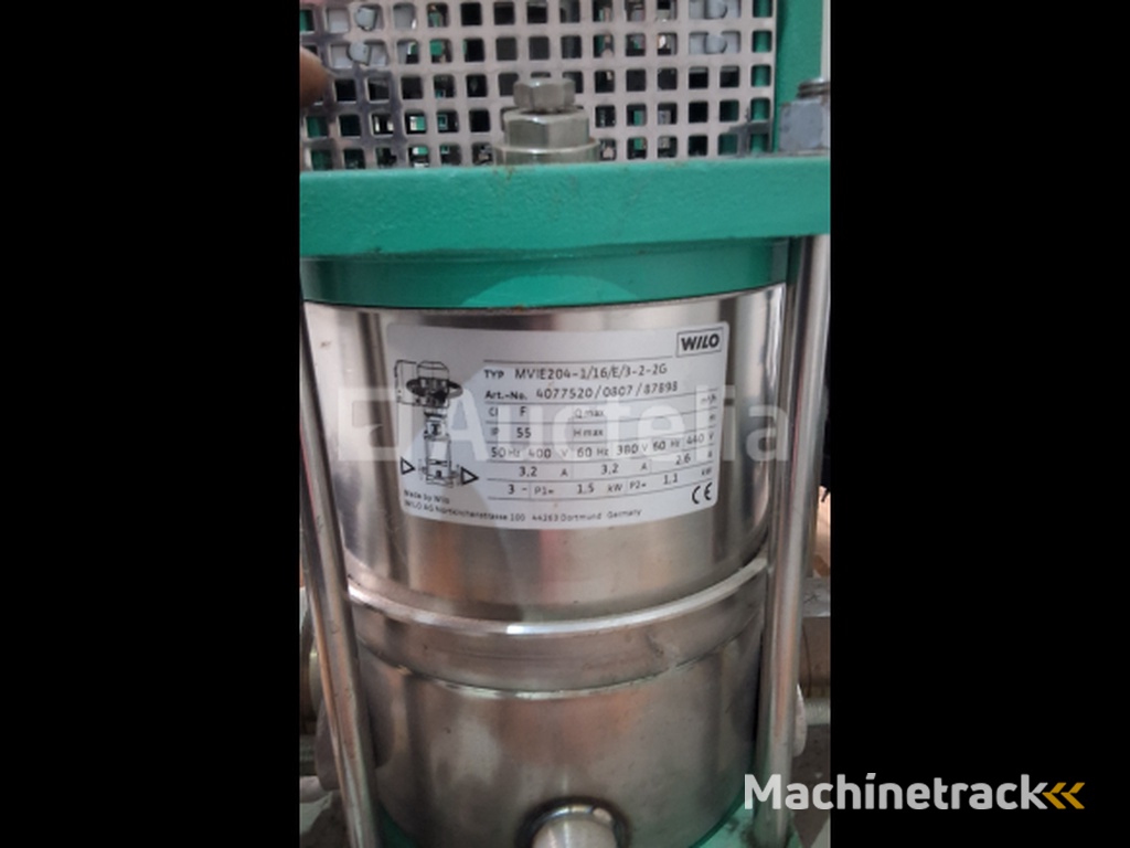 Wilo Drukverhoging Twin turbo 16 bar COR-2MVIE204-2G/VR-EB (nr. 15-35)