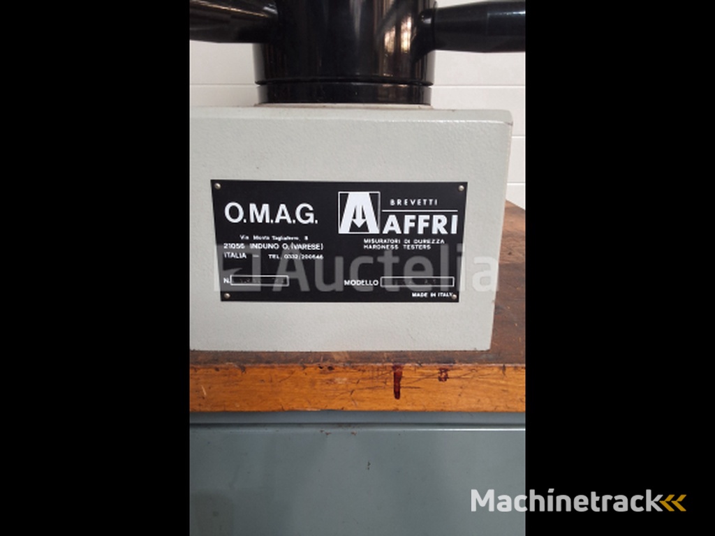 OMAG brevetti hardheidstester  206 RT