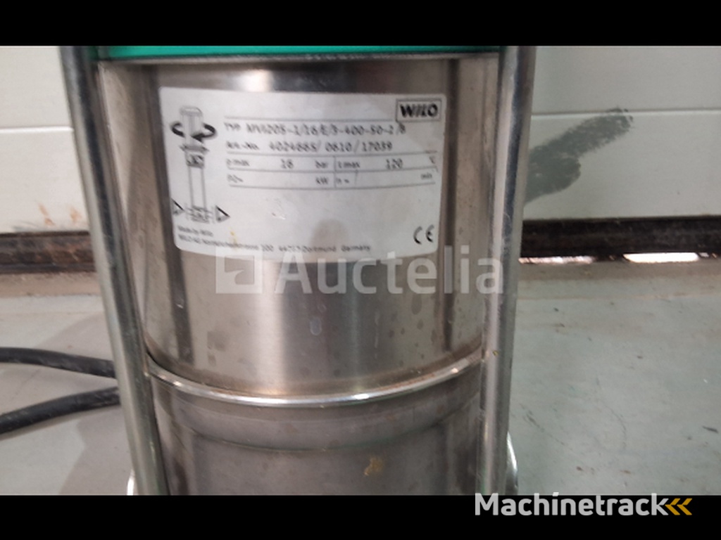 Wilo drukverhogingspomp
QS FC 80m2A-40 H (nr 15-32)