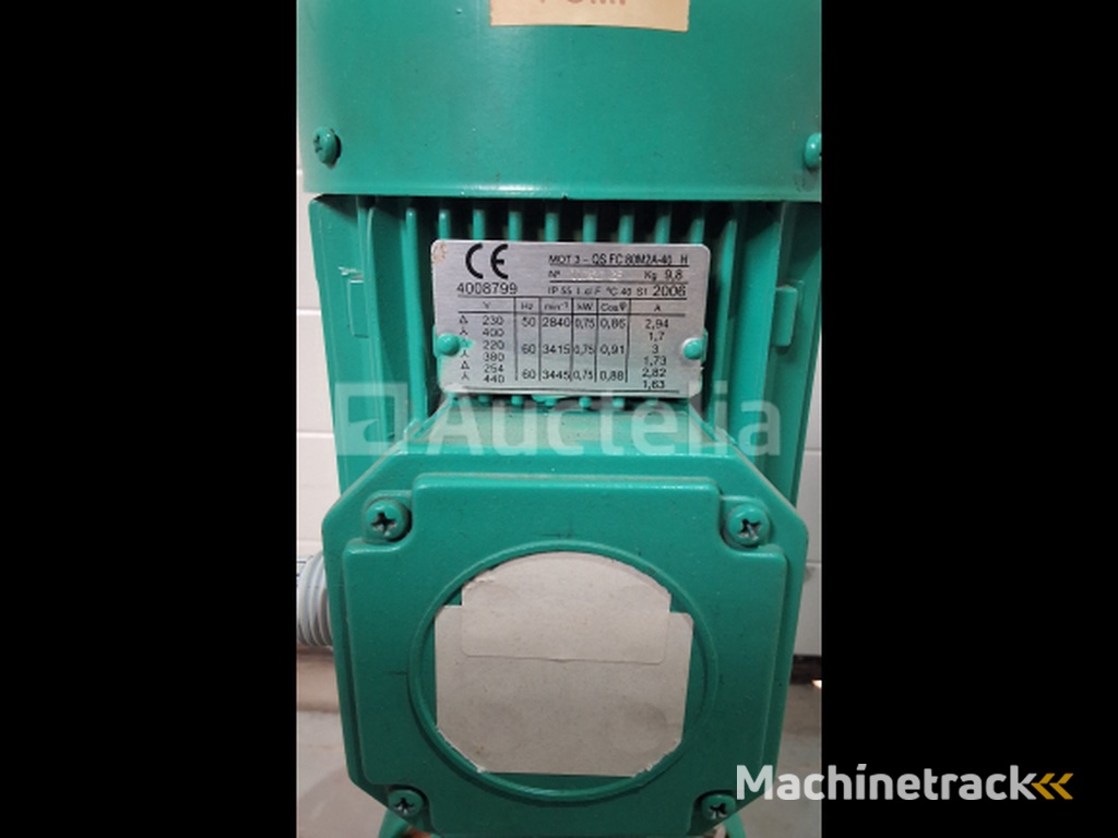 Wilo drukverhogingspomp
QS FC 80m2A-40 H (nr 15-32)