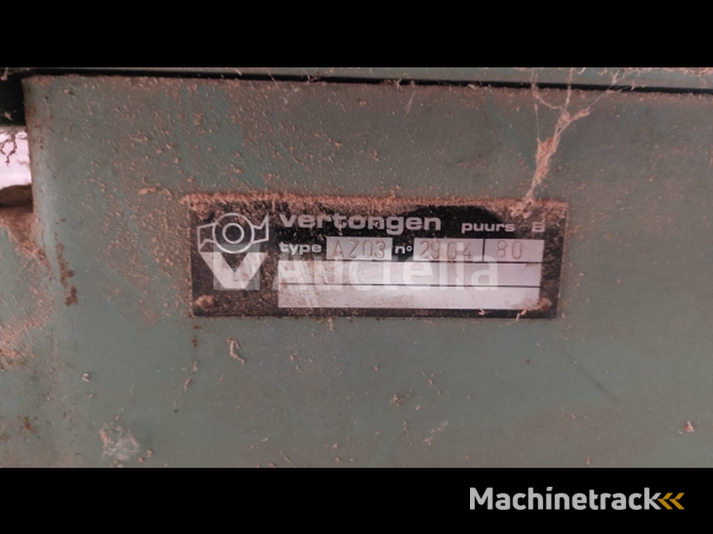 Vertongen Paneelzaag met voorritser