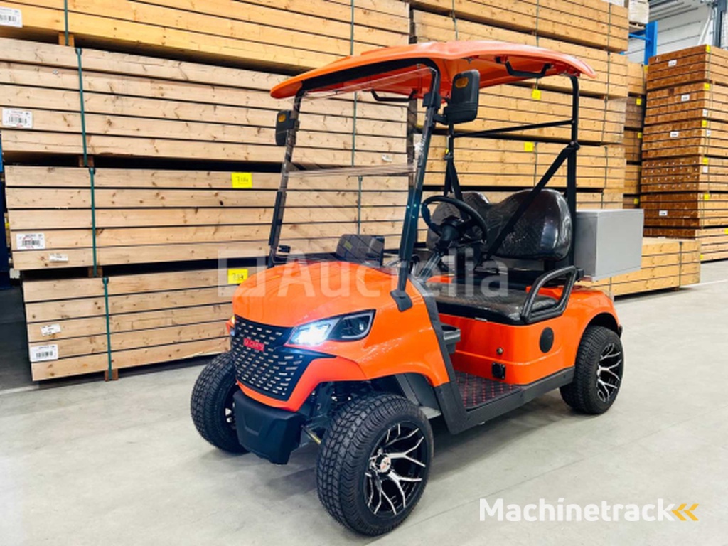 RTE - Golf cart with storage box Orange