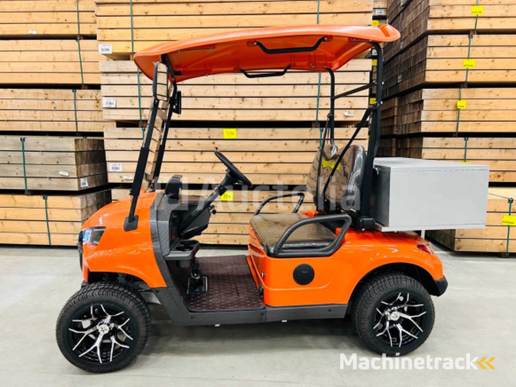 RTE - Golf cart with storage box Orange