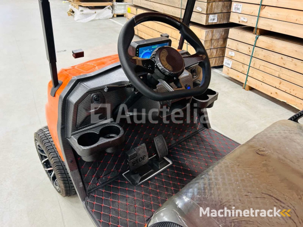 RTE - Golf cart with storage box Orange