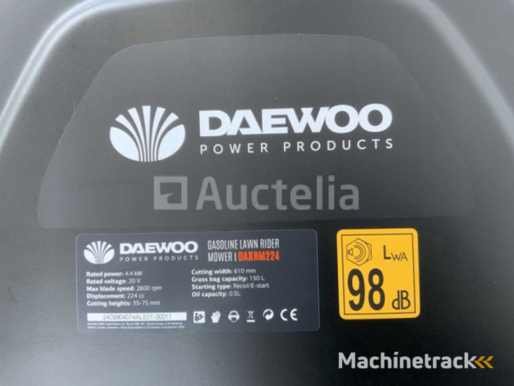 Daewoo DAXRM224 Ride-on Mower