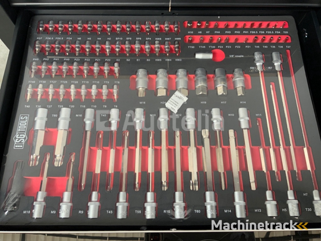 Tool trolley Stahlgruppe 258 pieces