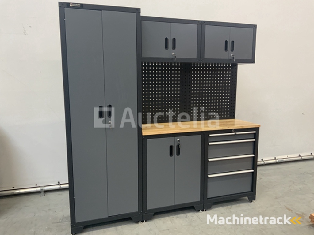 Stahlgruppe GC-01 Workbench with cabinets and storage space