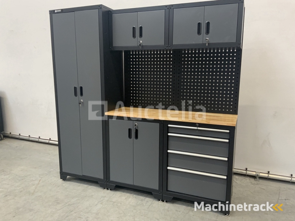 Stahlgruppe GC-01 Workbench with cabinets and storage space