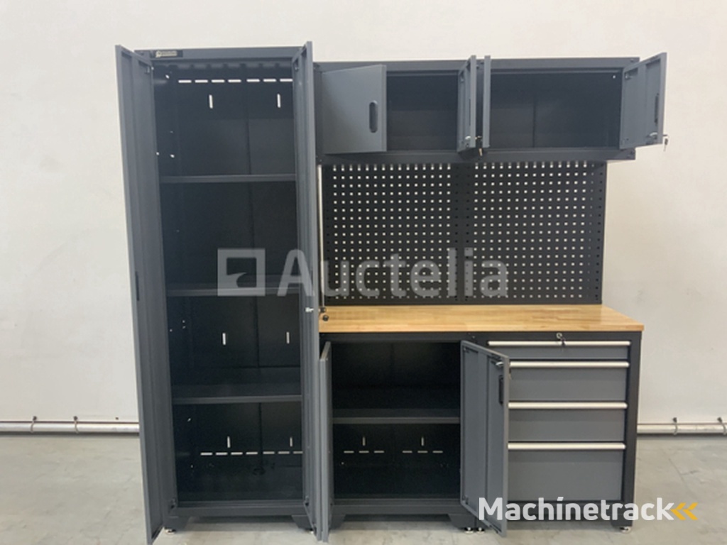 Stahlgruppe GC-01 Workbench with cabinets and storage space