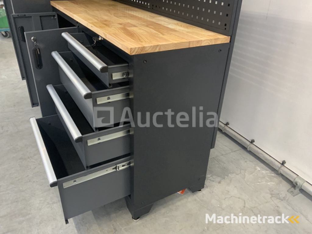 Stahlgruppe GC-01 Workbench with cabinets and storage space