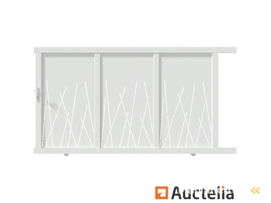 White sliding gate Aluminium Caminia 180 x 300 (Store value: 2.799 €)