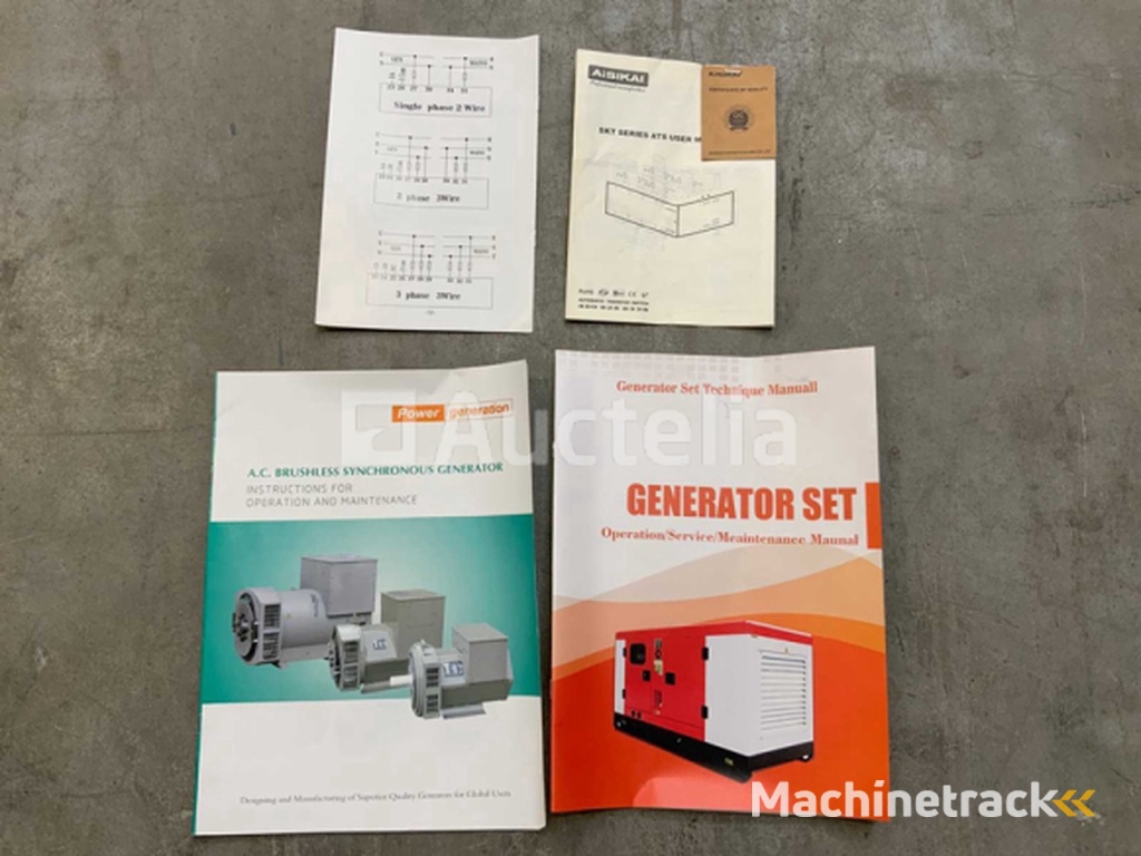 RTE emergency power generator 100KVA Ricardo 6742