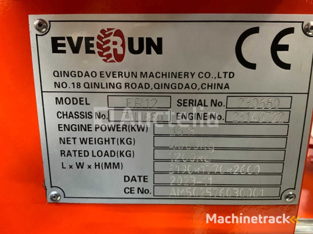 Everun - 2025 - ER12 - wiellader