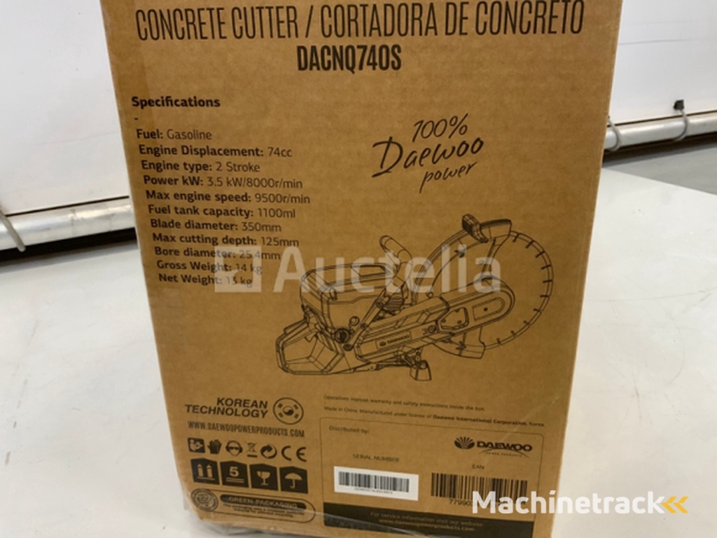 Daewoo - 2025 - DACNQ740S - Concrete saw