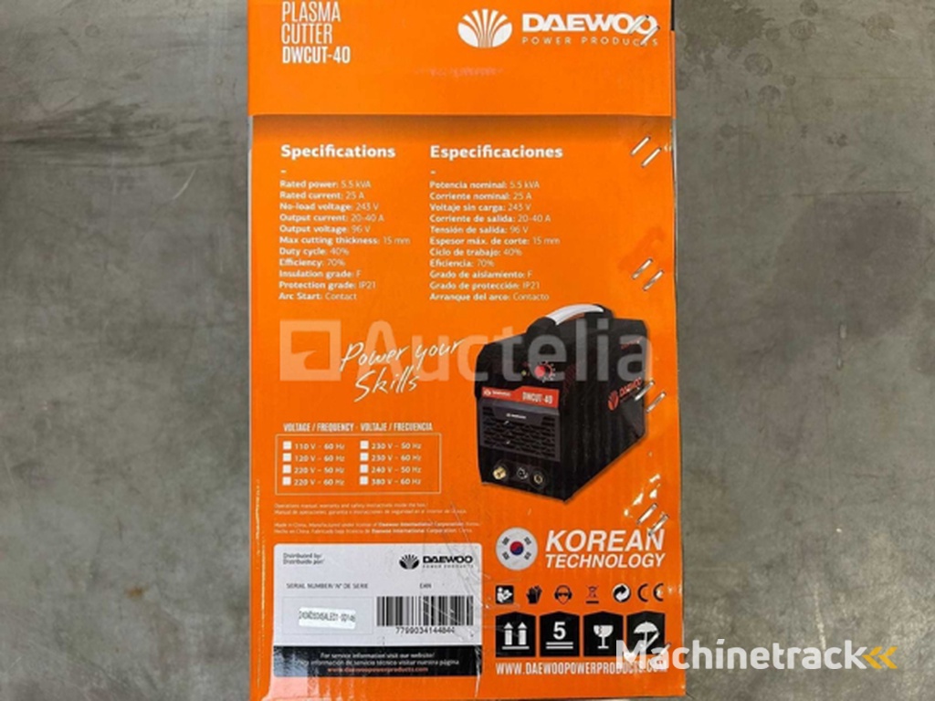 Plasmasnijmachine Daewoo DWCUT40