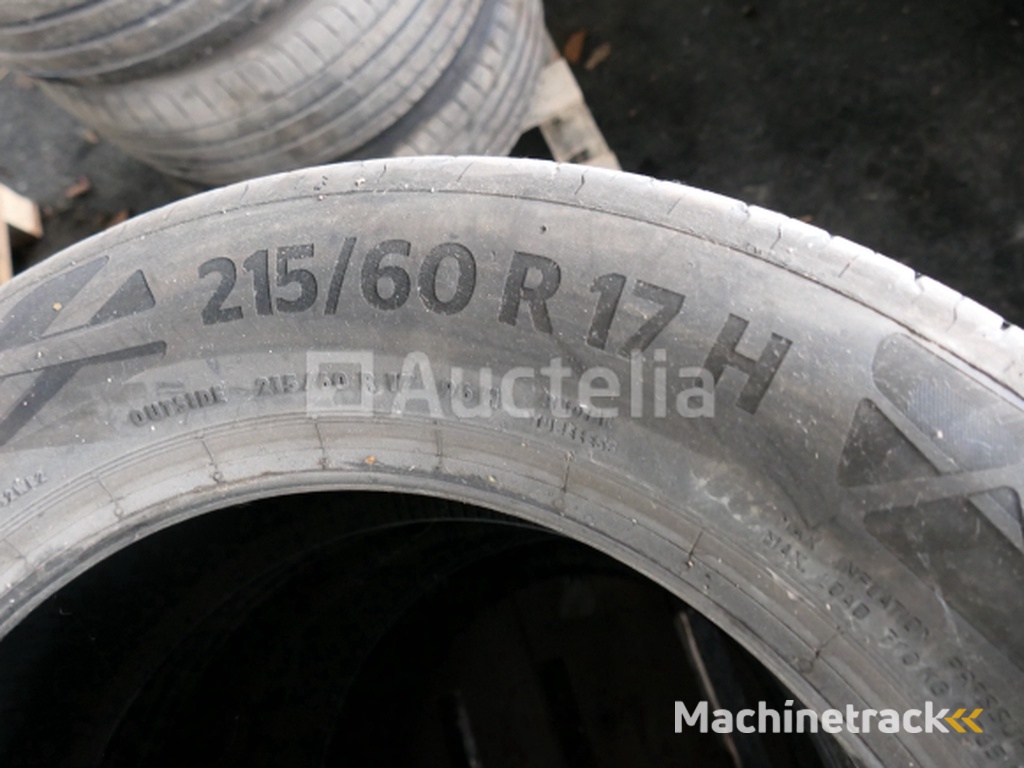 4 Continental Eco Contact 6 second-hand tyres (Dimensions: 215/60R17H 96H)